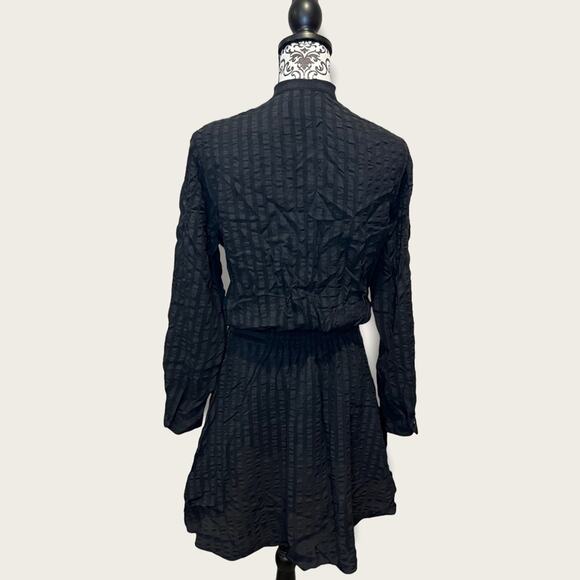 Zadig & Voltaire Rama Raye Silk Button Up Dress size S - Picture 4 of 14